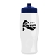Garyline(R) Poly - pure - 27 oz Transparent Bottle with Push pull lid