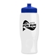 Garyline(R) Poly - pure - 27 oz Transparent Bottle with Push pull lid