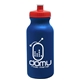 20 oz The Omni Color Bike Bottle with Push Pull Lid