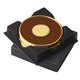 JAFFA(R) Two Coasters in Deluxe Black Flocked Gift Box