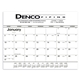 Triumph(R) Calendars Black White Desk Pad