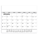 Triumph(R) Calendars Black White Desk Pad