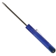 Pocket Screwdriver - 1/8 Flat Tip Blade w / Button Top