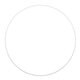 Die Cut Roll Label Circle 1/4 dia. White Gloss Paper