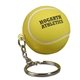 Promotional Custom Printed Tennis Ball Key Chain - Stress Relievers