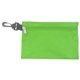 7-1/2 W x 5 H - MILOS Large Zipper Storage Pouch with Plastic Hook