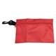 7-1/2 W x 5 H - MILOS Large Zipper Storage Pouch with Plastic Hook