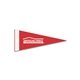 5 X 12 Colored Felt Pennant - With 1 Sewn Strip