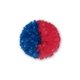 2- Color Side - By - Side Vinyl Show Pom - 4
