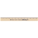 12 Natural Finish Ruler