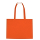 Non - Woven Shopper Tote Bag With Hook And Loop Closure