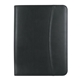 Leather Look Zippered Portfolio With Calculator