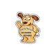 Dog (waving) - Die Cut Magnets