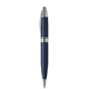 Blackpen Brass Twist - Action Ballpoint Pen w / Blue Finish, Chrome Points