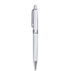 Blackpen Twist - Action Aluminum Ballpoint Pen in Satin Chrome w / Chrome Points
