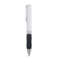 Blackpen Brass Twist - Action Ballpoint Pen Satin Chrome w / Black Soft Comfort Grip