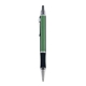Blackpen Brass Click - Action Green Ballpoint Pen w / Comfort Grip, Chrome Points