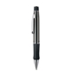 Blackpen Twist - Action Brass Ballpoint Pen in Gunmetal w / Comfort Grip, Chrome Points