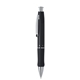 Blackpen Click - Action Brass Ballpoint Pen in Matte Black w / Comfort Grip, Chrome Points