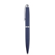 Blackpen Twist - Action Brass Ballpoint Pen in Blue Lacquer w / Spring Clip, Chrome Points