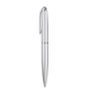 Blackpen Twist - Action Brass Ballpoint Pen in Satin Chrome w / Spring Clip, Points