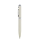 Blackpen Twist - Action Brass Ballpoint Pen in Satin Silver w / Chrome Points