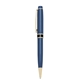 Blackpen Twist - Action Blue Brass Ballpoint Pen w / Black and Gold Points