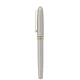 Blackpen Brass Cap - off Gel Ink Pen in Satin Nickel w / Gold Points