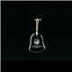 Clearaward Jade Crystal Holiday Ornament Bell
