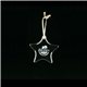 Clearaward Jade Crystal Holiday Ornament Star
