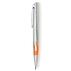Orange Flame Silver Twist - Action Ballpoint Pen