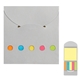 Sticky Notes And Flags In Pocket Case