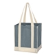 Non - Woven Two - Tone Shopper Tote Bag