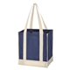 Non - Woven Two - Tone Shopper Tote Bag