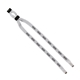 1/2 Double - Thick Cotton Trade Show Lanyard with Plastic Option Y Converter