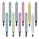 1/2 Cotton Lanyard with Plastic Clamshell O - Ring
