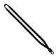 1/2 Cotton Lanyard with Plastic Clamshell O - Ring