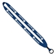 3/4 Cotton Lanyard with Metal Crimp Split - Ring