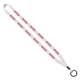 1/2 Polyester Lanyard with Metal Crimp Split - Ring