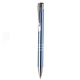 Blackpen Aluminum Plunge - Action Ballpoint Pen in Blue w / Chrome Points