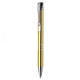 Blackpen Aluminum Plunge - Action Ballpoint Pen in Satin Gold w / Chrome Points