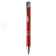 Blackpen Aluminum Plunge - Action Ballpoint Pen in Red w / Chrome Points