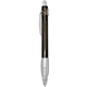 ICE - Frosted Translucent Retractable Ball Point Pen With Rubber Grip