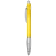 ICE - Frosted Translucent Retractable Ball Point Pen With Rubber Grip