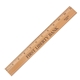 12Exec.Office Ruler, Lacquer Finish w per thousandetal Edge, Eng.Scale