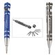 GREAT EIGHT 8 Bit Metal Screwdriver Tool Kit with Metal Clip
