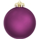 3 Satin Finish Round Shatterproof Ornament