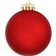 3 Satin Finish Round Shatterproof Ornament