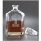 26 oz Capitol Decanter - Deep Etched