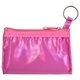 The Rainbow Translucent / Crystal Clear Zip Pouches w / Key Ring